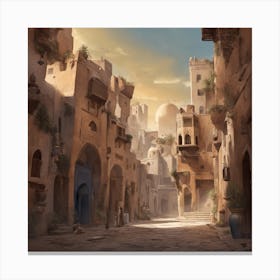 Traditional Housing Canvas Print