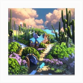 Heaven Garden Canvas Print