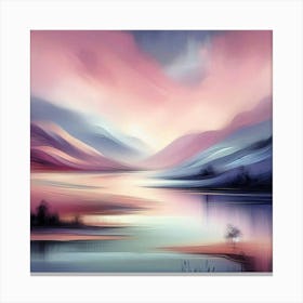 Sunset In The Glens Canvas Print