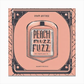 Peach Fuzz Fuzz Canvas Print