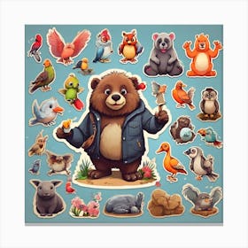 Teddy Bears Canvas Print