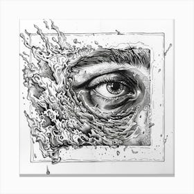 Eye Of Water Canvas Print