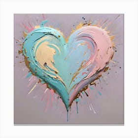 Heart Of Gold 2 Canvas Print