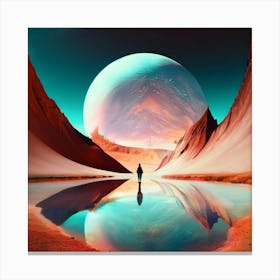 Abstract Landscape Painting Canvas Print