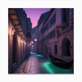 Venice Landscape Canvas Print