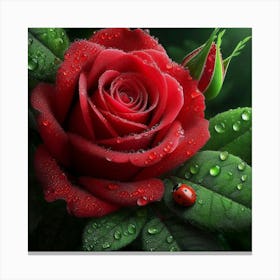 Red beauty Canvas Print