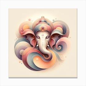 "Divine Whorls of Ganesha" is an enchanting piece that combines the spiritual symbolism of Ganesha with a modern, abstract aesthetic. The deity is presented in a soft, pastel palette, with swirls that evoke a dreamy, calming atmosphere. This artwork is ideal for contemporary interiors, blending spiritual elements with modern design. The gentle curves and soothing colors make it a perfect addition to a living space or a serene retreat, inviting introspection and peace. This piece is a celebration of tradition in a fresh, vibrant form, appealing to those who seek a blend of the sacred and the stylish. Bring "Divine Whorls of Ganesha" into your space to create an oasis of tranquility and inspiration. Canvas Print