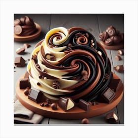 Chocolate Typhoon 2 Canvas Print