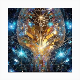 Crystal Skull Canvas Print