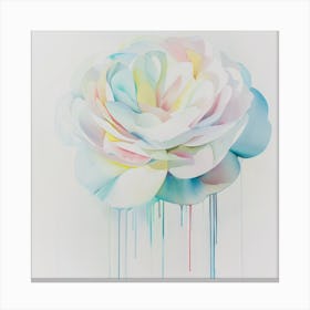 Painted Rose Canvas Print