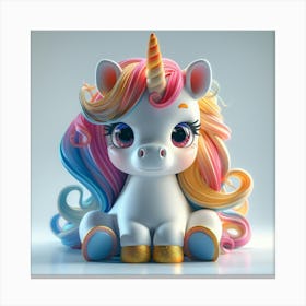 Cute Unicorn 873 Canvas Print