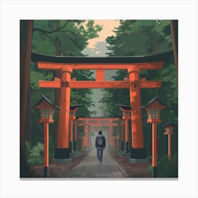 Fushigi Gate Canvas Print