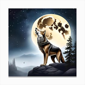 Howling Wolf 7 Canvas Print