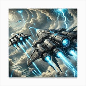 Aether Vortex Battleships Canvas Print