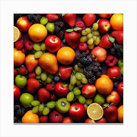 Bunch Of Fruit 2 Canvas Print