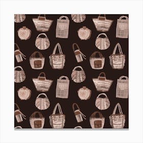 Bags Brown Canvas Print