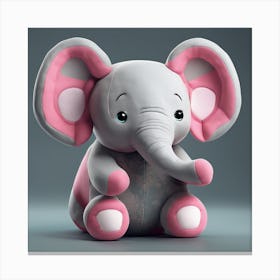 Cute Elephant Canvas Print