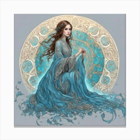 fantasy princess Canvas Print