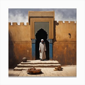 Man In A Doorway Canvas Print