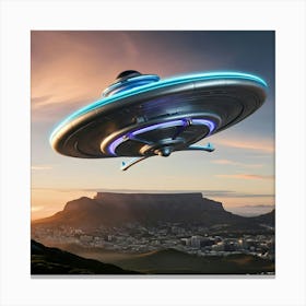 Ufo Flying Over Cape Town Toile