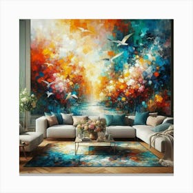 Abstract painting art decoration 7 Canvas Print