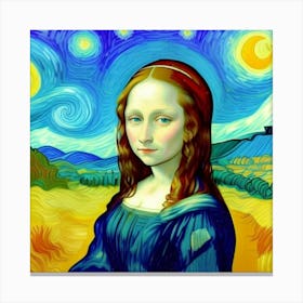 The Timeless Youth of Mona Lisa Canvas Print