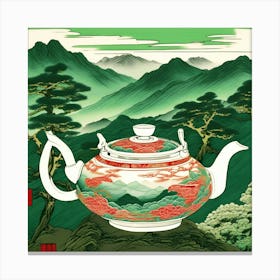 Asian Teapot Canvas Print