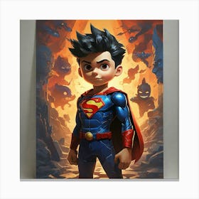 Super Shadows Boy Of Tomorrow Art Print Canvas Print