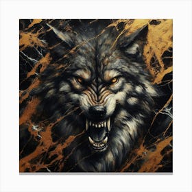 Raja the wolf Canvas Print