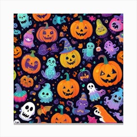 1000014235 Portrait of Halloween art print  Canvas Print