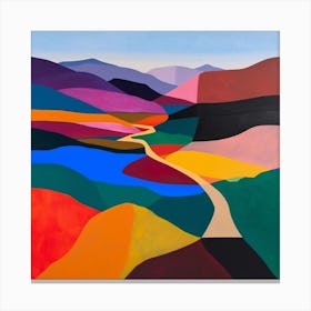 Abstract Travel Collection Eritrea Canvas Print