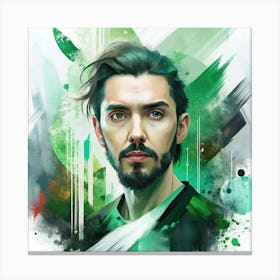 Portrait Of A Man 10 Canvas Print