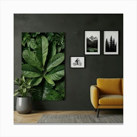 Tropical Leaves Canvas Print