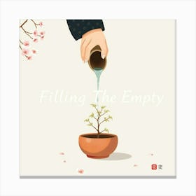 Filling The Empty 4 Canvas Print