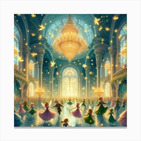 Frosted Princesses Canvas Print