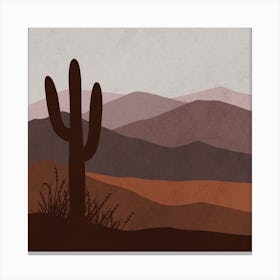 Desert Landscape Canvas Print