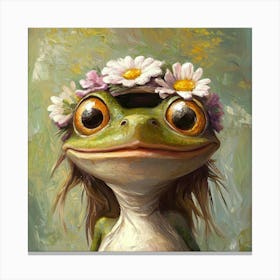 Frog Girl 1 Lienzo