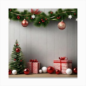 Christmas Decorations 9 Canvas Print