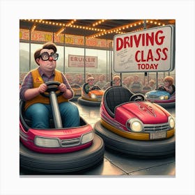 Driving Class Today 1 Canvas Print