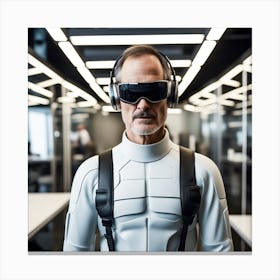 Futuristic Man 175 Canvas Print