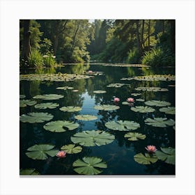 Lily Pond 9 Canvas Print