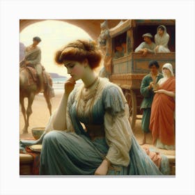 Egyptian Woman Canvas Print