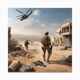 Iraq War 11 Canvas Print