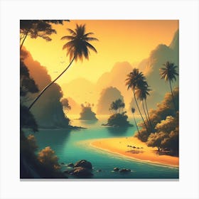 Tropical Paradise 16 Canvas Print