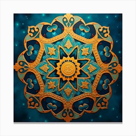 Islamic Mandala 1 Canvas Print