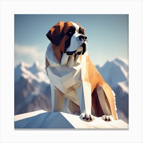 St Bernard 29 Canvas Print