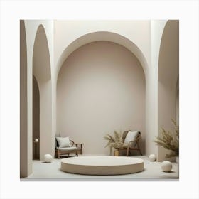 Room With Arches 8 Canvas Print