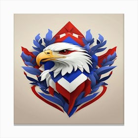 Eagle Head Canvas Print