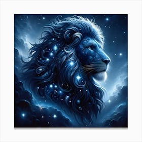 Lion Of The Night Canvas Print