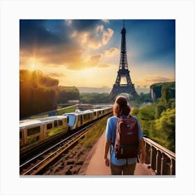 Eiffel Tower Canvas Print